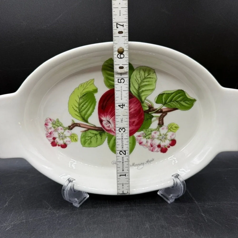 Portmeirion Pomona Morning Apple Oval Au Gratin Baking Serving Dish 12-3/4